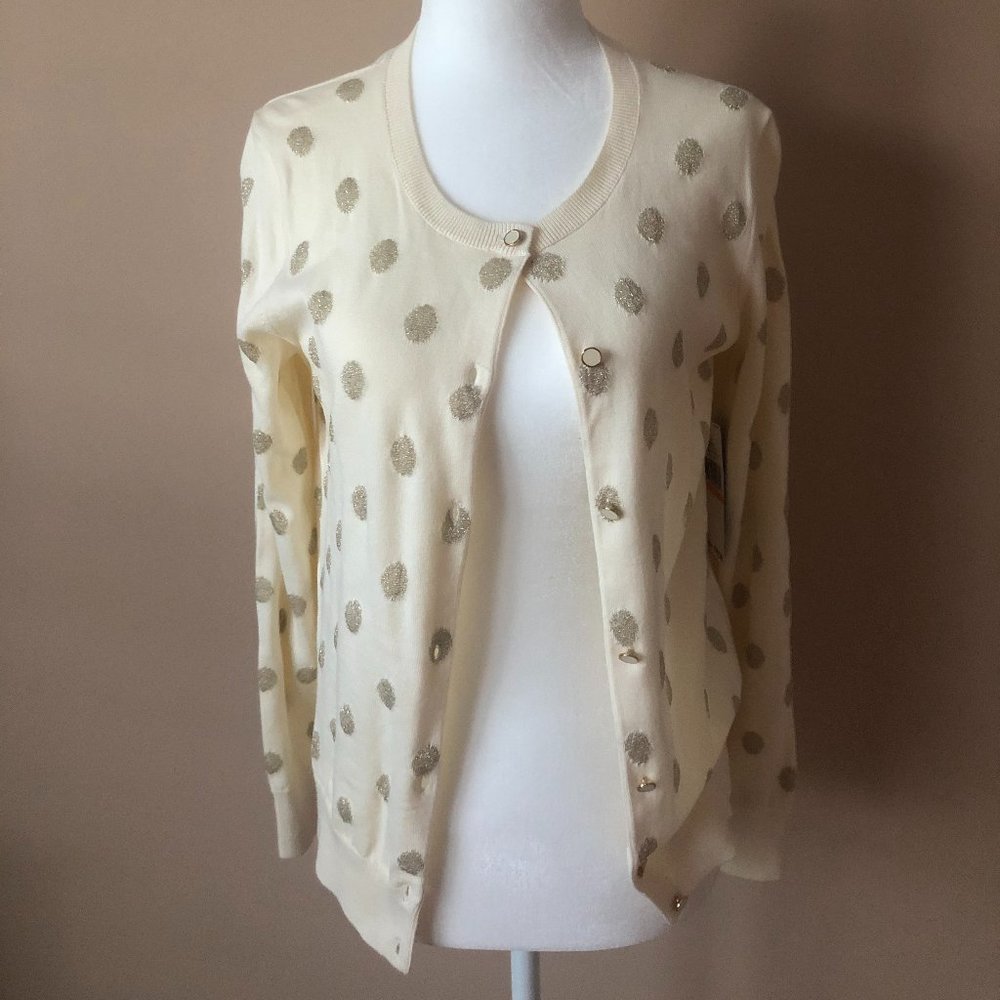 Tommy Hilfiger Antique White Cardigan Size S/P